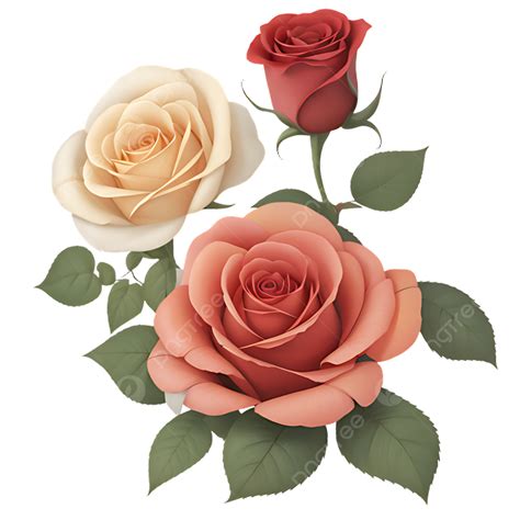 Natural Red Rose Flower Vector, Rose, Rose Flower, Flower PNG and Vector with Transparent ...