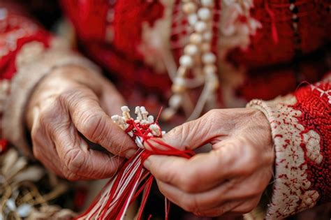 Premium Photo | The tradition of exchanging Martisor symbols on March 1st