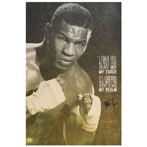 Mike Tyson quote art pre signed photo print poster 12x8 | Etsy