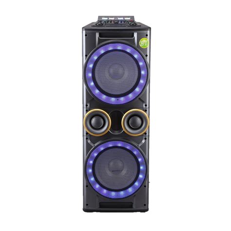 12x2 Inch Large Woofer Tweeter Combo Fm Usb Sd Bluetooth Speaker For ...