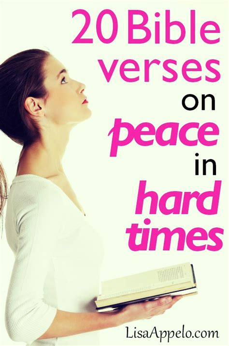 20 Bible verses on peace in hard times - Lisa Appelo