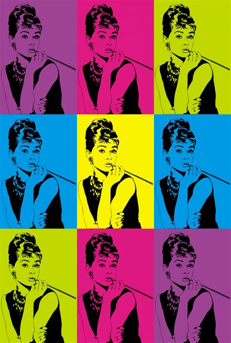 Audrey Hepburn Pop Art Free Stock Photo - Public Domain Pictures