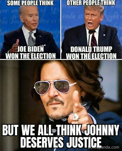 Some People Are Defending Johnny Depp With Memes, Others Disagree (52 Pics)