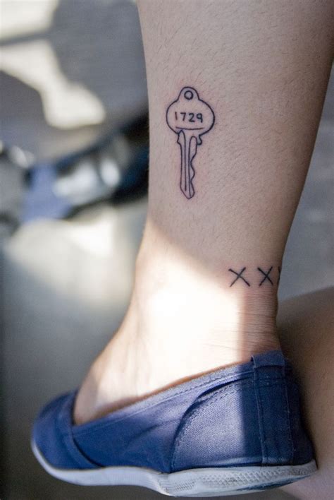 key tattoo | Key tattoo designs, Key tattoos, Vintage key tattoos