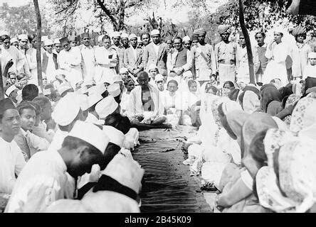 Mahatma Gandhi with social workers in Kheda district Gujarat India 1929 ...