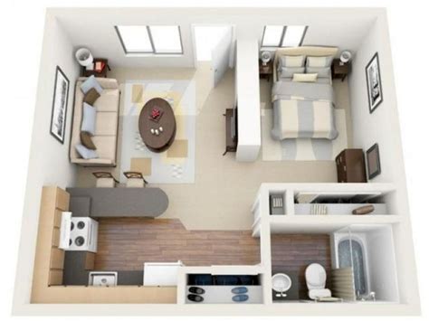 Small Apartment Floor Plans - Hiring Interior Designer