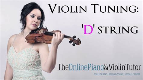 Violin Tuning Note Sound: D STRING - YouTube