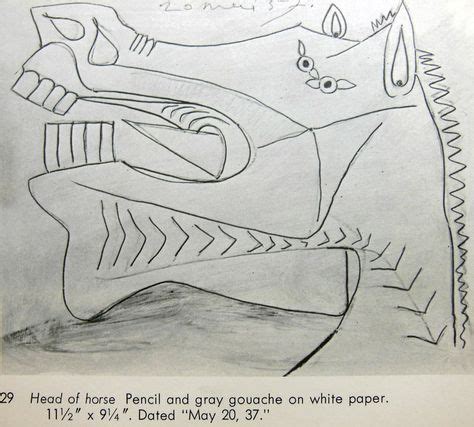 32 Best Images of Picasso's Sketches for Guernica ideas | guernica, picasso, sketches