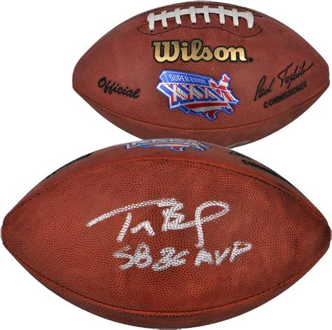 Tom Brady Autographed Football w/ SB 36 MVP - Tristar Productions ...