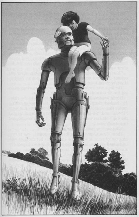 Ralph McQuarrie positronic robots Illustrations for Isaac Asimov Robot ...