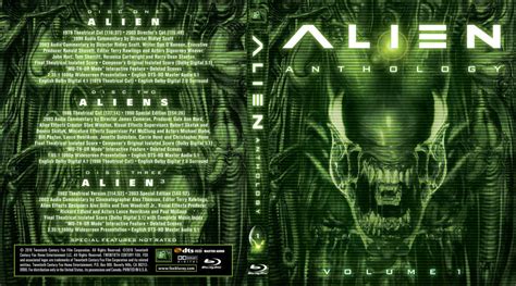 Alien Anthology - Movie Blu-Ray Custom Covers - Alien Anthology 12mm - Custom :: DVD Covers