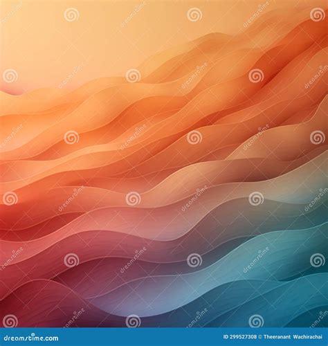 Background of Wave Pattern Pastel Colors Stock Illustration - Illustration of design, lines ...