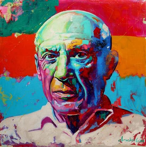 PICASSO Dada Wa | Oeuvre d'art, Portraits pop art, Art original