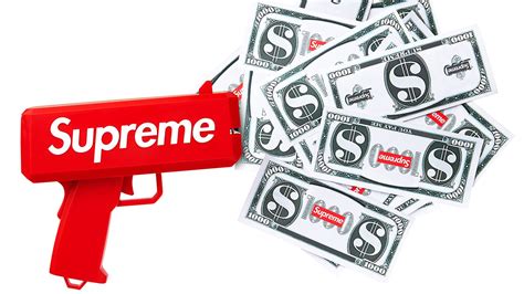 Supreme Money Gun Wallpapers on WallpaperDog