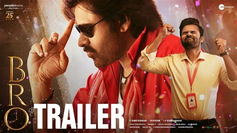 BRO Trailer | Pawan Kalyan | Sai Tej | Trivikram | Samuthirakani | ThamanS | July 28th Release ...