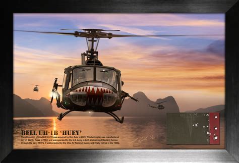 Bell UH-1B Huey US Army Vietnam Helicopter Limited Edition Relic Displ - Cole's Aircraft