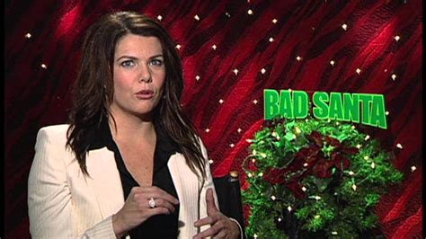 Bad Santa: Lauren Graham Interview - YouTube