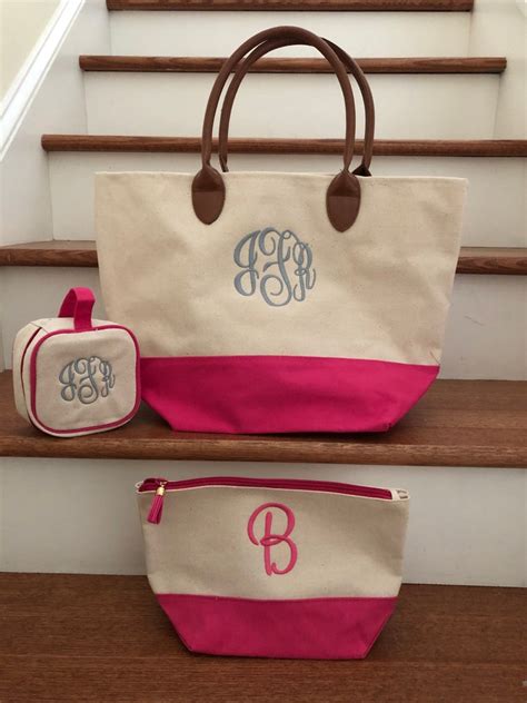 Monogram Canvas Tote Bags For Women | semashow.com