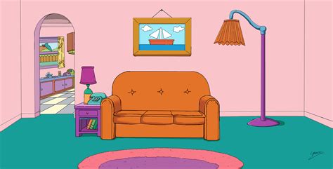 The Simpsons living room by Fullmetal870 on DeviantArt