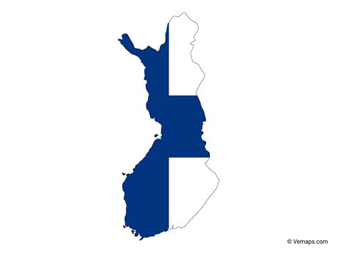 Finland Map Flag : Finland Map With Flag Inside Finnish Flag In Mosaic ...