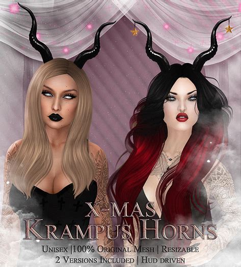 Second Life Marketplace - [TWS] - X-Mas Krampus Horns