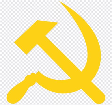 Soviet Union Hammer and sickle Communist symbolism Russian Revolution, soviet union, angle, flag ...