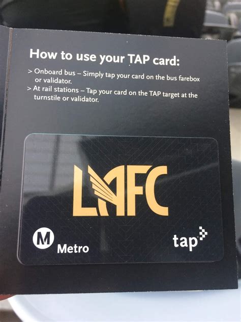 Tap Cards of Metro Los Angeles: 2018 LAFC TAP Card