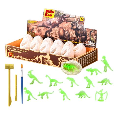 Glow in drak small dinosaur skeleton digging toy excavation kit · Believe-Fly Toys Co., Ltd.