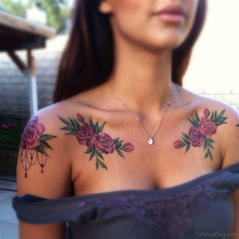 70 Brilliant Rose Tattoos For Chest