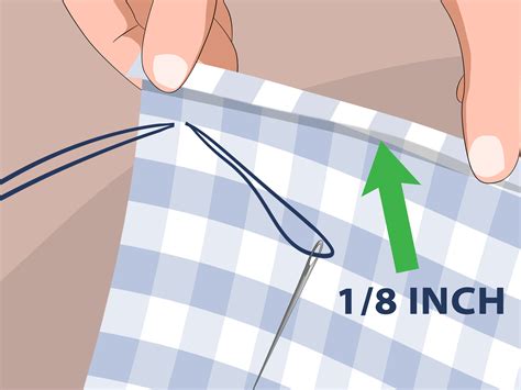 How to Hand Stitch a Rolled Hem: 7 Steps (with Pictures) - wikiHow