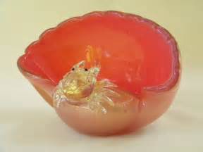 Barovier & Toso Figural Opalescent Shell Shaped Bowl | Glass bowl, Glass art, Opalescent