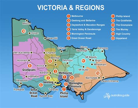 Map Of Victoria | Victoria - Australia's Guide in Printable Map Of ...