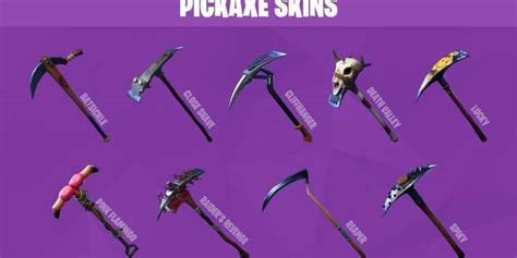 TODOS los skins para los picos en Fortnite y cómo conseguirlos