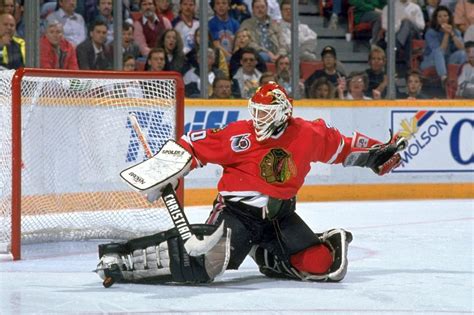 Ed Belfour makes a kick-save during Game 4 of... - SI Photo Blog