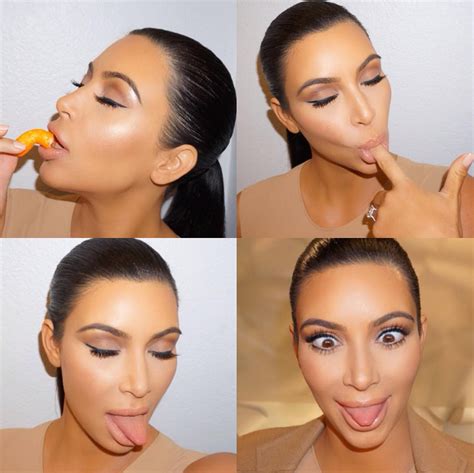 Kim Kardashian Gets Goofy, Eats Cheetos - The Hollywood Gossip