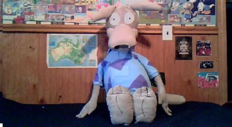 Stuffed Rocko Plush by mattmurderface on DeviantArt