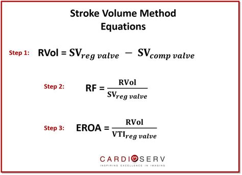 3 Steps to Quantifying MR via Stroke Volume Method! Cardioserv