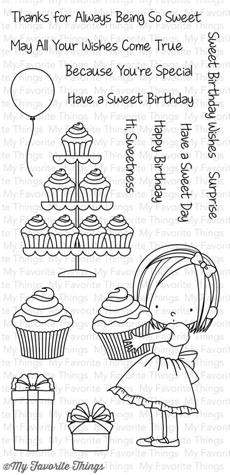 My favorite things... | Clear stamps, Stamp, Birthday wishes