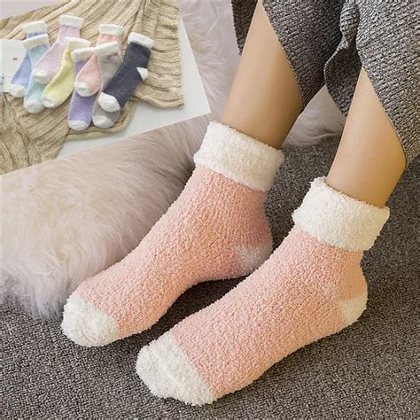 Custom Warm Winter Sock Fuzzy Heated Thermal Sock - Buy Cheap Winter Socks,Womens Heated Socks ...