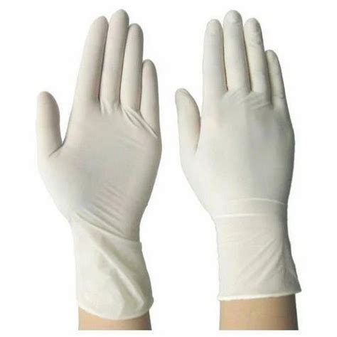 White Bulk Pack Latex Examination Gloves, Size: S M L at Rs 125/box in Vadodara