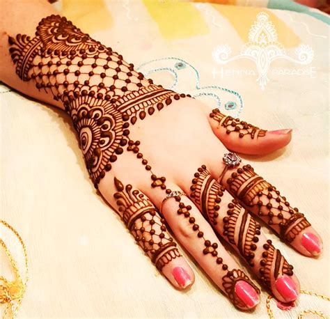 Royal Back Hand Mehndi Design Arabic - Flutejinyeoung