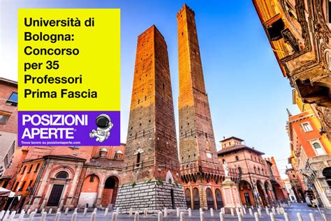 Università di Bologna: Concorso per 35 Professori Prima Fascia