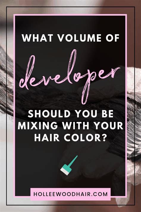 What Volume of Developer Should I Use With My Hair Color? ・2021 Guide | Diy hair color, Hair ...