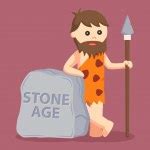 Cartoon Caveman Stone Tablet — Stock Vector © ronleishman #13984231