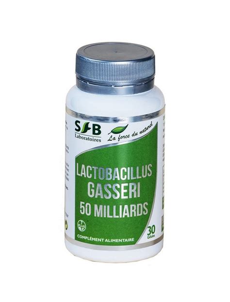 Acheter Lactobacillus Gasseri 50 milliards - Probiotique 30 gélules - SFB
