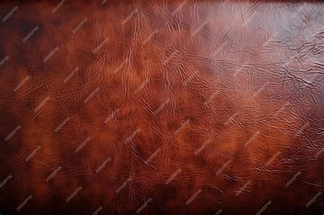 Premium AI Image | Old Brown Genuine Leather Texture Background