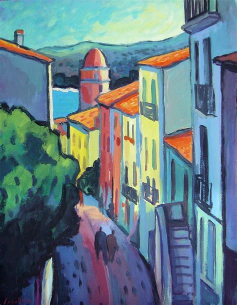 Collioure (France) Guillermo Martí Ceballos | Tableau peinture, Peinture et Peintre