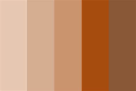 Nude Orange Color Palette