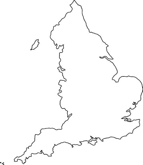 England Outline Map