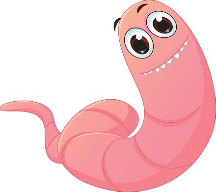 worm with cute eyes - Clip Art Library